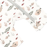 Fish Short Zippy Romper
