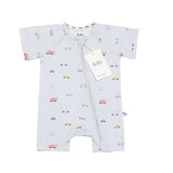 Short Little Ride Bamboo Zippy Romper