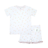 Short Peaches Bamboo Two-pieces Set