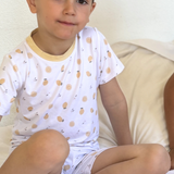 Short Lemons Bamboo Two-pieces Pajama Set
