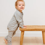 Pearl Grey Pijama con Cremallera