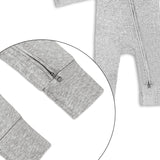 Pearl Grey Pijama con Cremallera