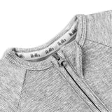Pearl Grey Pijama con Cremallera