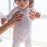 Peaches Bamboo Zippy Romper