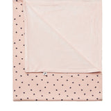 Little Hearts Bamboo Baby Blanket