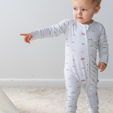 Pijama de bambú con cremallera Little Ride