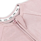 Pyjama zippé côtelé en Bambou Pink