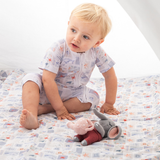 Short Life Ocean Bamboo Zippy Romper