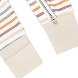 Farm Stripes Bamboo Zippy Romper