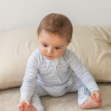 Ride Stripes Bamboo Zippy Romper