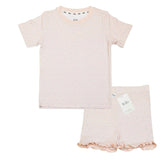 Pyjama court Deux Pièces en bambú Coral Flower