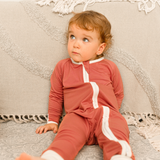 Pyjama zippée en Bambou Rust