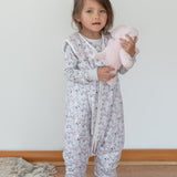 Bouquet Bamboo Sleeping bag with feet - TOG 2.5