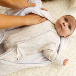 Tulip print bamboo baby wearable blanket sleeping bag – Lilulila