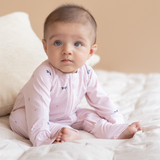Wild Pink Bamboo Zippy Romper