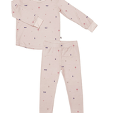 Wild Pink Bamboo Two-pieces Set