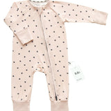 Little Hearts Bamboo Zippy Romper