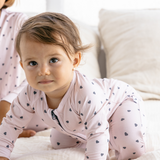 Pyjama Zippée en Bambou Little Hearts