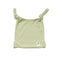 Olive green bamboo baby double knot hat – Lilulila