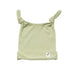Olive green bamboo baby double knot hat – Lilulila