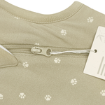 Footprint print bamboo baby wearable blanket sleeping bag with feet – Lilulila