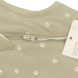Footprint print bamboo baby wearable blanket sleeping bag with feet – Lilulila