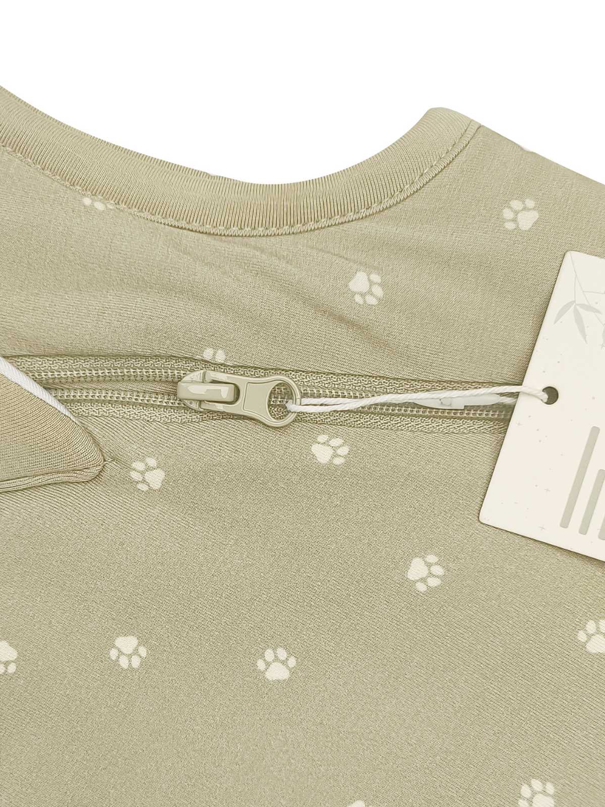 Footprint print bamboo baby wearable blanket sleeping bag with feet – Lilulila