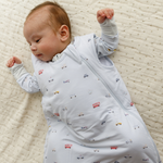 Little Ride print bamboo baby wearable blanket sleeping bag – Lilulila