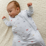 Little Ride print bamboo baby wearable blanket sleeping bag – Lilulila