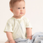 Short Sea Horses Bamboo Zippy Romper - Lilulila