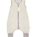 Tulip print bamboo baby wearable blanket sleeping bag with feet – Lilulila