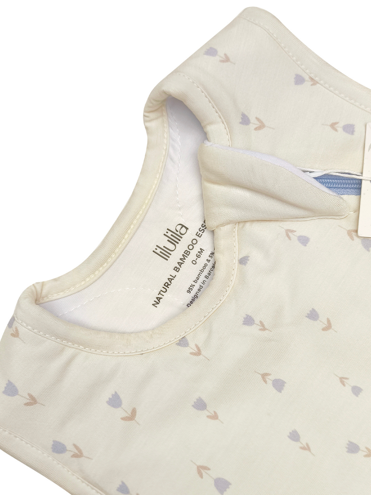 Tulip print bamboo baby wearable blanket sleeping bag – Lilulila