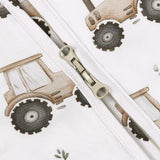 Pyjama Zippée en Bambou Tractors