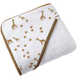 Giraffe Bamboo Baby Towel + burp cloths