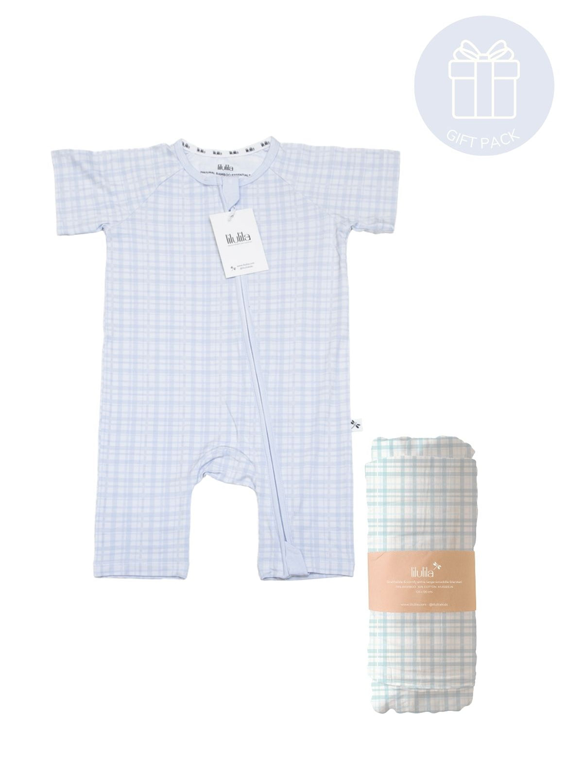 Gift Pack - Blue Vichy - Lilulila