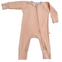 Coral Ribbed Bamboo Zippy Romper - Lilulila