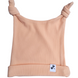 Coral bamboo baby double knot hat – Lilulila