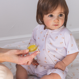 Short Peaches Bamboo Zippy Romper