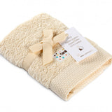 Carelia Organic Cotton Towel GOTS 30x30 natural baby towel